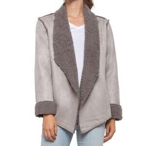 New Dylan Women's Reversible Soft Faux Fur Suede Coat Jacket